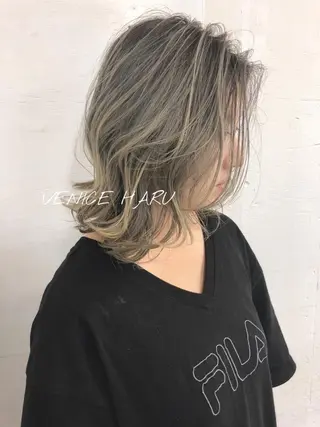 ミディアム カラー レイヤーカット/艶髪 🌈高橋遥香🌈のヘアスタイル