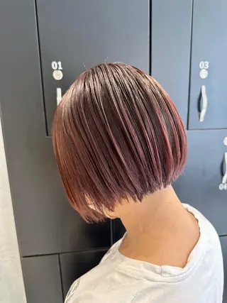 ショート SALOWIN心斎橋Suite店所属・洗っても取れない 髪質改善|OJIROのヘアスタイル