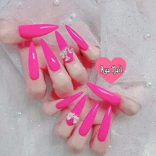 ロング Aya Nailのネイルデザイン