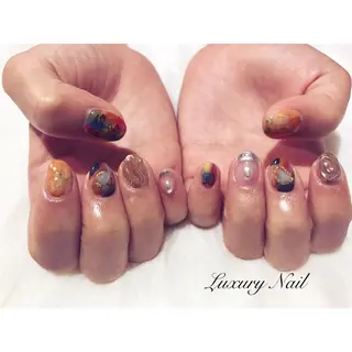 ショート カラー ネイル nail salon  aloalo所属・Nailist Ayaのネイルデザイン