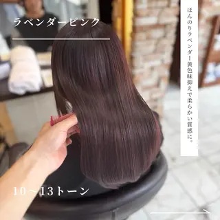 セミロング ⭐️透け感カラー /齊藤容史⭐️のヘアスタイル