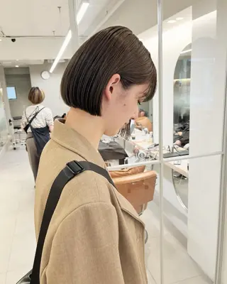 ショート カラー お洒落パーマ/ボブ ❄️Tomoka❄️のヘアスタイル