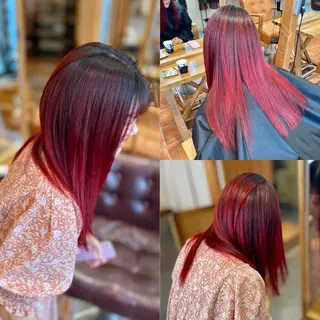 セミロング カラー 木村丈晴✂️ご来店 お待ちしてます😊のヘアスタイル