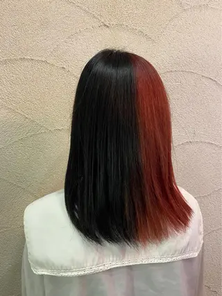 ミディアム カラー ash  takasaki所属・大塚 友茉のヘアスタイル