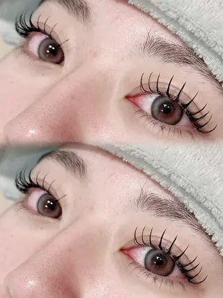 マツエク・マツパ 🤍束感マツエク /難波/moe/🤍のマツエク・マツパデザイン