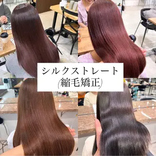 ロング カラー パーマ 縮毛矯正支持率N O.1あおい🕊️✨のヘアスタイル