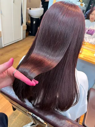 セミロング カラー 🫧艶髪デザイナー 🫧白石航汰のヘアスタイル