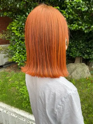 ミディアム カラー 玉川 加菜のヘアスタイル