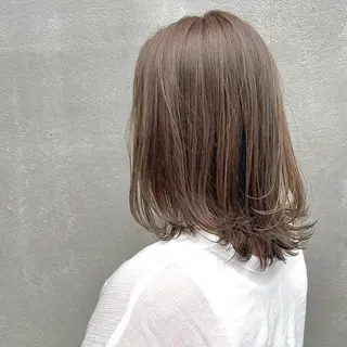 ミディアム カラー ヘアアレンジ 【ダメージレス施術】 【透明感】北村 拓也のヘアスタイル