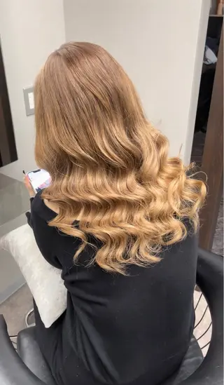 セミロング 新越谷ハイトーン/ 透明感カラー/ryuのヘアスタイル