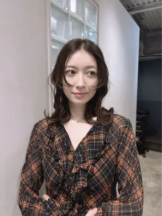 セミロング カラー ☆ HARUKA ☆のヘアスタイル