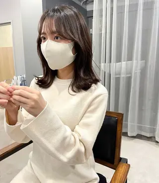 ミディアム カラー 🌬️attrait 髪質改善/個室サロンのヘアスタイル