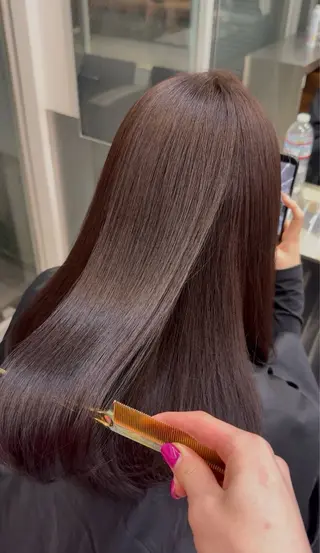 ロング 韓国ヘア/メンズ ブリーチ/パーマのヘアスタイル