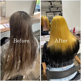 ロング カラー ムラ修正/ ハイトーン💖Riaのヘアスタイル