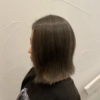 ミディアム カラー ✩𝐴𝑠ℎ 中目黒 浦野 遥‎✩*｡のヘアスタイル