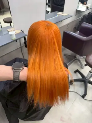 ロング カラー ミルクティー/ピンク /ブロンド 咲良のヘアスタイル