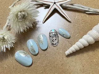 ネイル ⭐︎休業中の練習⭐︎ JNA認定講師髙橋のネイルデザイン