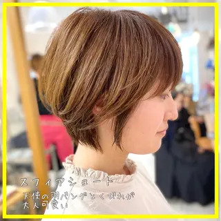 ショート カラー 平田 健一のヘアスタイル