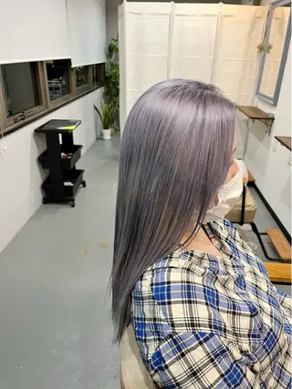 セミロング ✨艶感/透け感✨Sherry所属・艶髪/ハイトーン Sherryのヘアスタイル