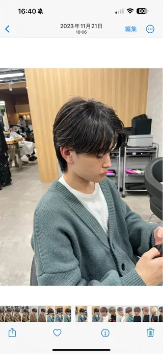 ショート パーマ メンズ 🔥札幌No.1🥇 パーマ特化美容師🔥のヘアスタイル