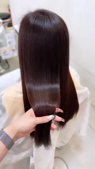 セミロング カラー SOYON なんば店所属・水島 真彩のヘアスタイル