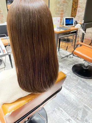 セミロング 前髪顔まわりカット 🌈中村海聖のヘアスタイル