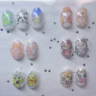 ネイル mimi 高石桃朱のネイルデザイン