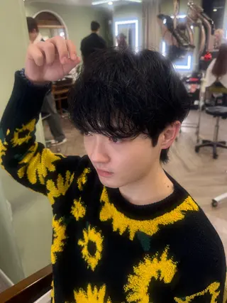 パーマ メンズ ♡roa/韓国ヘア/ 似合わせカット🧸のヘアスタイル