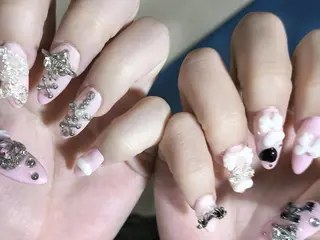 ネイル 🤎mini 🤍可愛らしいネイルのネイルデザイン