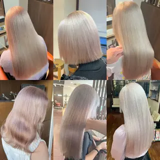 カラー ブリーチ特化美容室 ☆selene☆のヘアスタイル