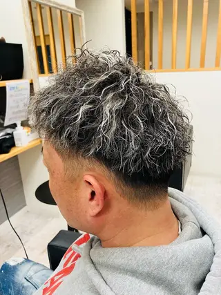 パーマ メンズ メンズ特化/パーマ/ フェードWATARUのヘアスタイル