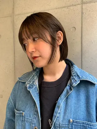 ショート カラー 似合わせウルフ/ レイヤー/山本祐輔のヘアスタイル