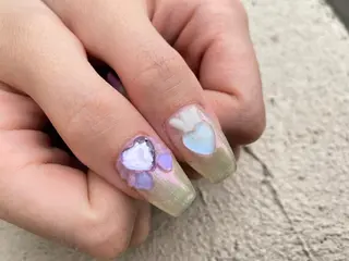 ミディアム ネイル ✴︎ Delightのネイルデザイン