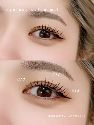 マツエク・マツパ mil❤︎ Kahoのマツエク・マツパデザイン