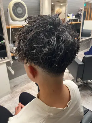 パーマ メンズ メンズ特化/パーマ/ フェードWATARUのヘアスタイル