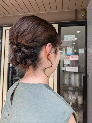 ヘアアレンジ 大人女性カット/ヘア セット✨️片本🌸のヘアスタイル