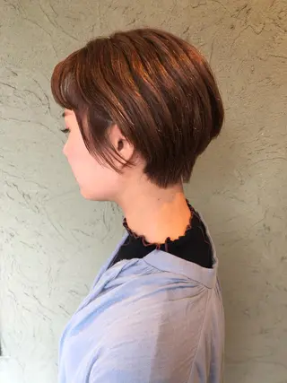 ショート カラー merc. 福田茜のヘアスタイル