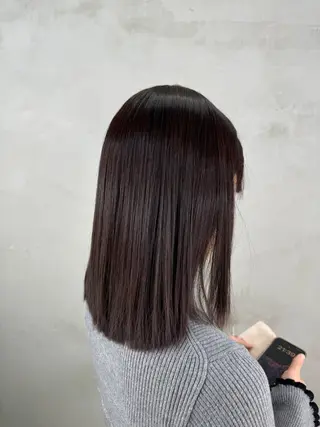 ミディアム カラー 【似合わせカラー】 西口嶺河のヘアスタイル