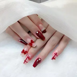 ネイル 長さだし/持込/ ins風ネイル/Umのネイルデザイン