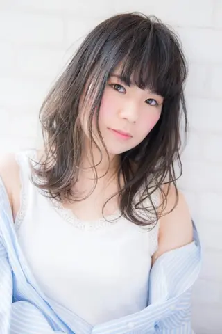 ミディアム 高橋 一矢のヘアスタイル