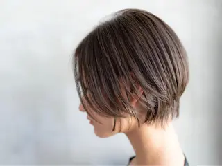 ショート 韓国ヘア/ベージュ カラー/髪質改善/涼のヘアスタイル