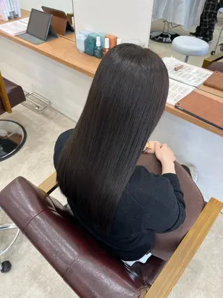 ロング カラー mei/艶髪/透明感 カラー/ヘアセットのヘアスタイル