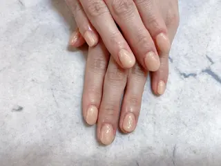 ネイル ネイルリボン 受付スタッフのネイルデザイン