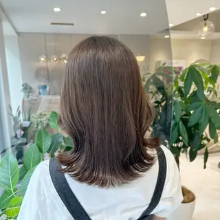 ミディアム カラー Ms.CHARM所属・透明感カラー🌿 グレージュ🐺陽介のヘアスタイル