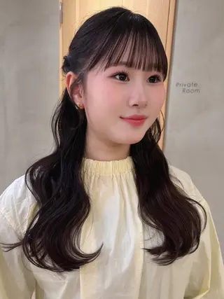 ヘアアレンジ 透明感/レイヤー🎀 春カラー/エリコ🌈のヘアスタイル