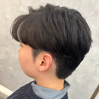 ミディアム パーマ メンズ 🔥滋賀県草津/ メンズ吉永祐也🔥のヘアスタイル