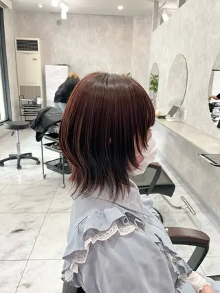 ショート 🦋ハイトーン🦋 石山 希理🦋のヘアスタイル