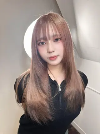 ロング カラー ワンホンヘア ケラチン/Kaitoのヘアスタイル