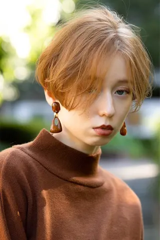 ショート カラー 🉐レイヤー/塩見 弘樹🉐渋谷のヘアスタイル