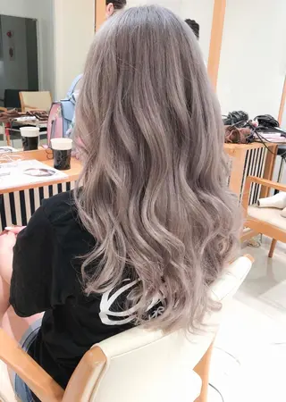 ロング カラー Days 透明感カラーのヘアスタイル
